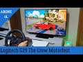 Logitech G29 direksiyon seti direksiyon standı PS5 4K 60 FPS The CrewMotorfest #logitechg29 #gaming