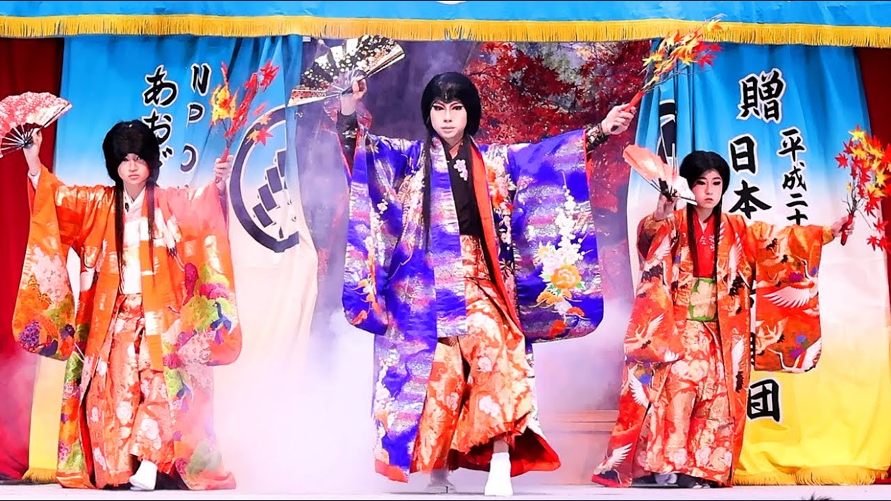 ひろしま安佐南神楽【紅葉狩】あおぞら子供神楽団2024.3.31～あおぞら子供神楽団神楽発表会