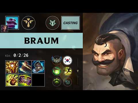 (BRO Casting) Braum Support vs Camille - KR Challenger Patch 26.13