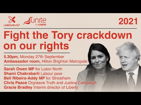 Fight The Tory Crackdown On Our Rights