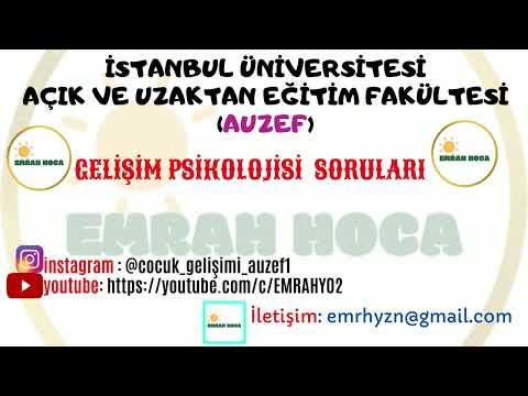 GELİŞİM PSİKOLOJİSİ ÜNİTE-VİZE-FİNAL-BÜT