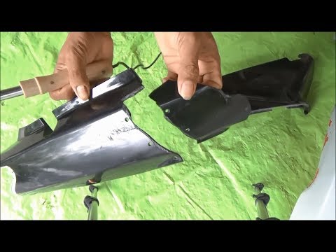 Cara MENYAMBUNG atau MENGELAS COVER BODY Motor PECAH atau PATAH