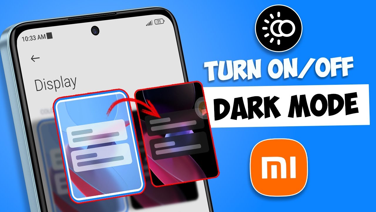 Miui Setting Off How to Turn ON/OFF Dark Mode on your Xiaomi Phone | Enable/Disable MIUI ...