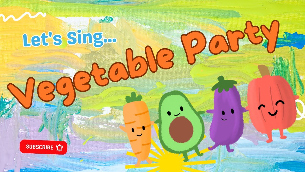 🎶 Vegetable Party | Official Lyric Video 🌟 | Kid's Pop | Sunny Side Songs & Speech