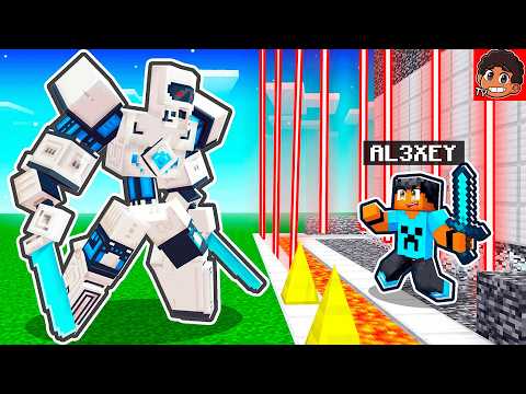 100% SECURE BASE AGAINST ROBOTS in Minecraft