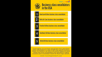 How Can Travel Agents Save High With a Business-Class Consolidator?