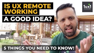 Remote Working UX design and Research Jobs Tips for Work from Home