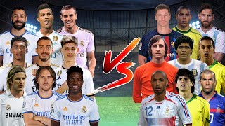 REAL MADRID MIX ? LEGENDS (Messi Ronaldo Maradona Ronaldinho Benzema)?? Extreme  Comparison