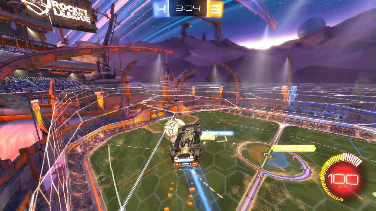 Rocket League Playing In a private match with my friends - YouTube