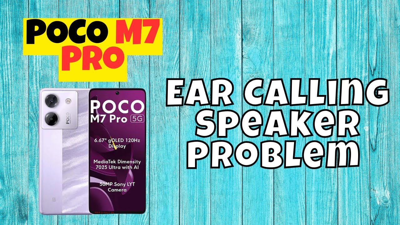 Ear Calling Speaker Problem POCO M7 Pro || Solve ear speaker issue || Ear speaker not working issue
