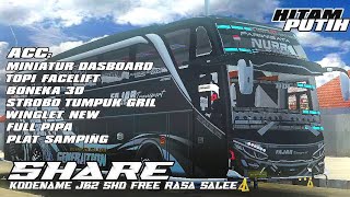 Share kodename jb2 shd topi facelift |boneka 3d|strobo tumpuk free rasa salee||ACC BUSSID