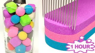 *1 HOUR* All of Very Satisfying ASMR Videos in January 2022 - Kinetic Sand Cutting ASMR Compilation