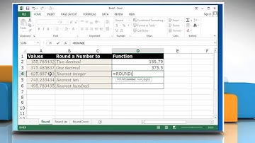 Round, RoundUp and RoundDown Functions in Excel 2013