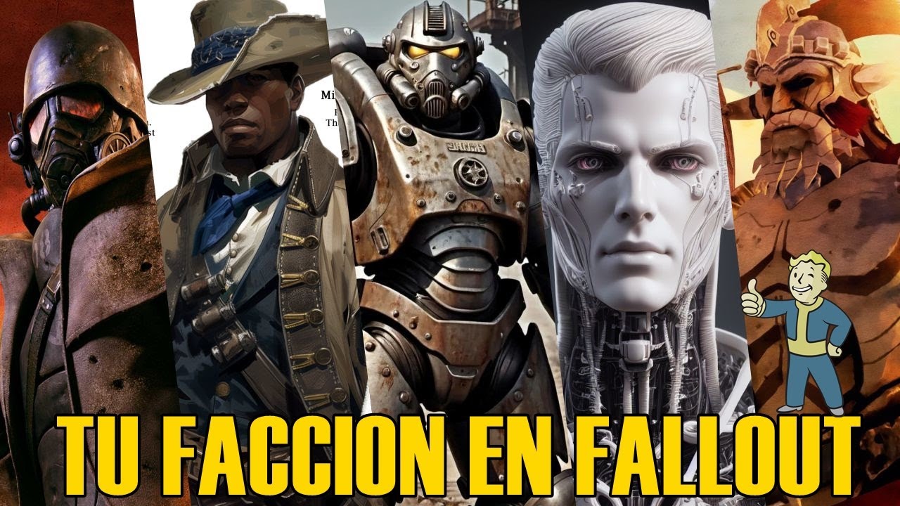 FALLOUT: Las FACCIONES MAS IMPORTANTES EXPLICADAS - YouTube
