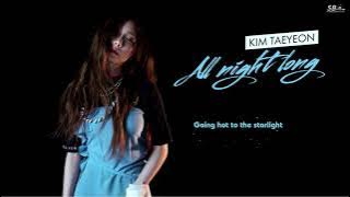 [ENGSUB||VIETSUB] TAEYEON 태연 ft.  LUCAS 루카스 'All Night Long'