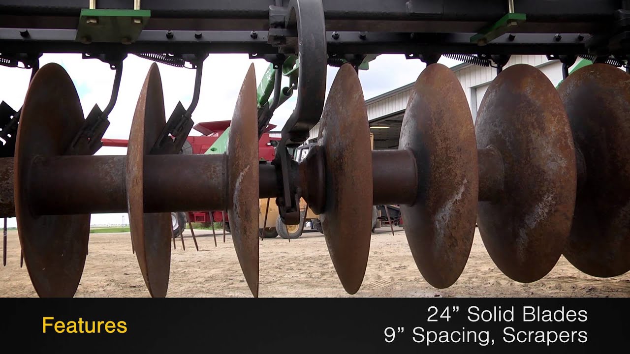 John Deere 63737ft 10in, Harrow, Rock Flex, Hyd angle Hitch For Sale