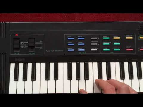 Casio SK-2 sampling keyboard 1985 - YouTube