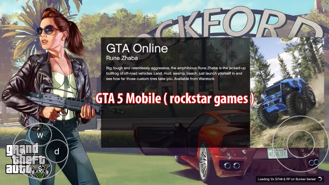 Gta 5 Mobile Rockstar Games 2020 Full | Gta 5 Version On Phones Download -  Youtube