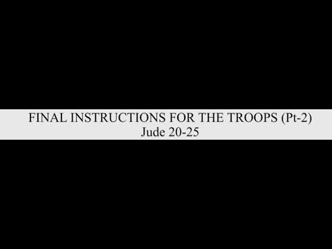 Final Instructions For The Troops - YouTube