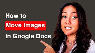 How to move Image in Google Docs