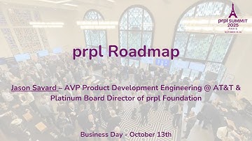 prpl Summit 2025: prpl Roadmap