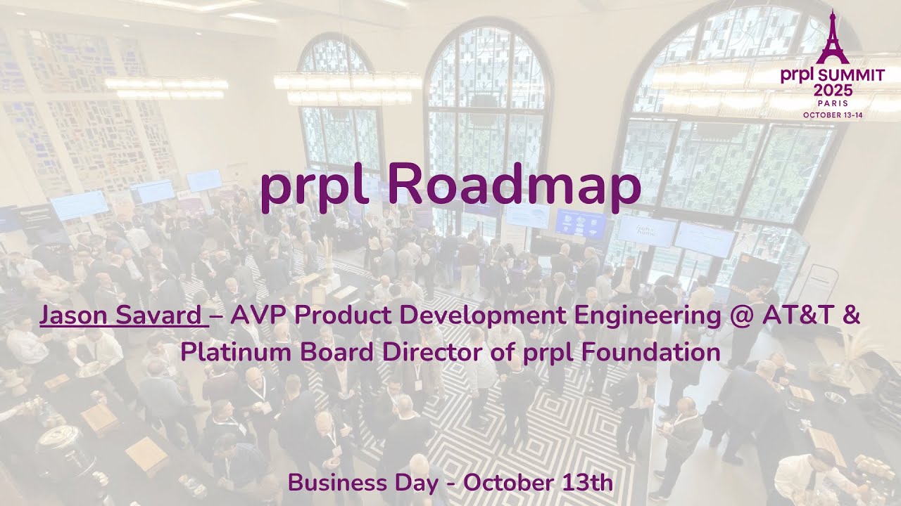 prpl Summit 2025: prpl Roadmap