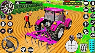 Modern Tractor Farming Driving Simulator 3D - New Tractor Games -Android Gameplay screenshot 3