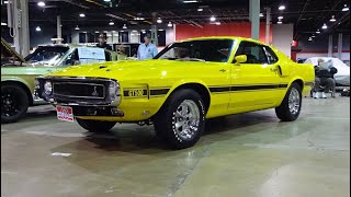 1969 Ford Mustang Shelby GT500 in Grabber Yellow & Engine Sound on My Car Story with Lou Costabile