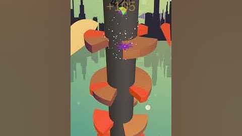 Playing helix jump level 105 to 110