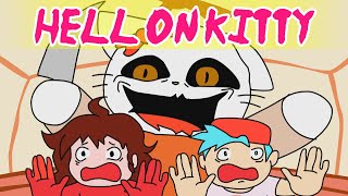 FNF Hell On Kitty vs BF \u0026 GF (Horror Hello Kitty) | Friday Night Funkin’ FNF Animation