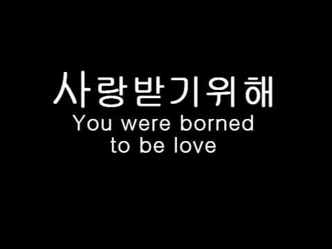 (+) You were born to be loved