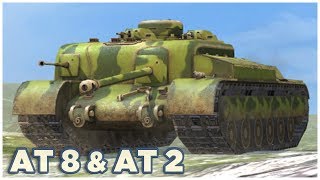 AT 8 и AT 2 • WoT Blitz Gameplay