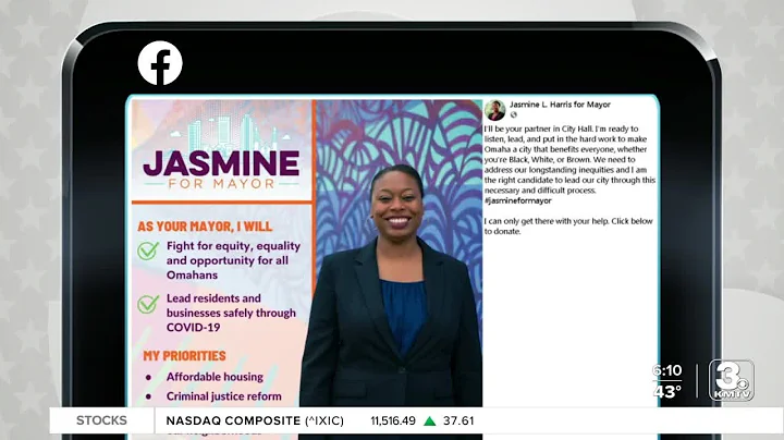 Jasmine Harris announces run for Omaha mayor