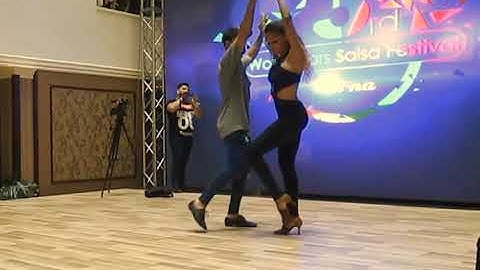 Fadi Fusion & Bersy Cortez Salsa On2 Partnerwork Workshop