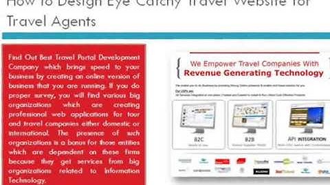 Travel Website Design, Travel Booking Software, Travel Portal Development Solution - Axis Softech