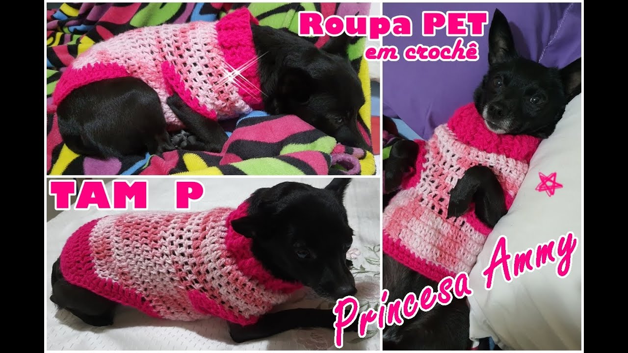 ROUPA PET P - ROUPA LEGAL PRA CACHORRO HAHA - SIMPLES E RÁPIDA DE FAZER