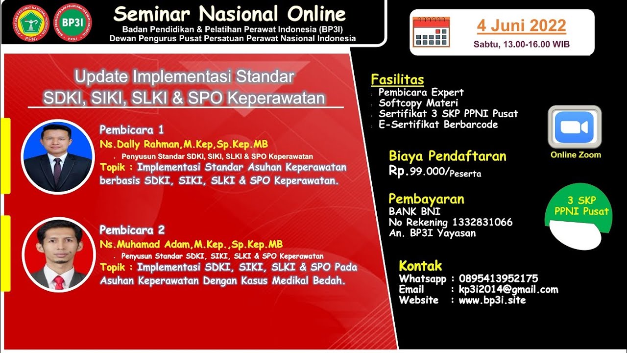 Update Implementasi SDKI SIKI SLKI & SPO Keperawatan