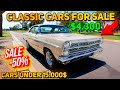 20 Perfect Classic Cars Under $15,000 Available on Craigslist Marketplace! Big Sale!!