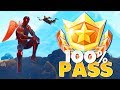 BUYING EVERY SEASON 4 BATTLE PASS TIER | Fortnite: Battle Royale