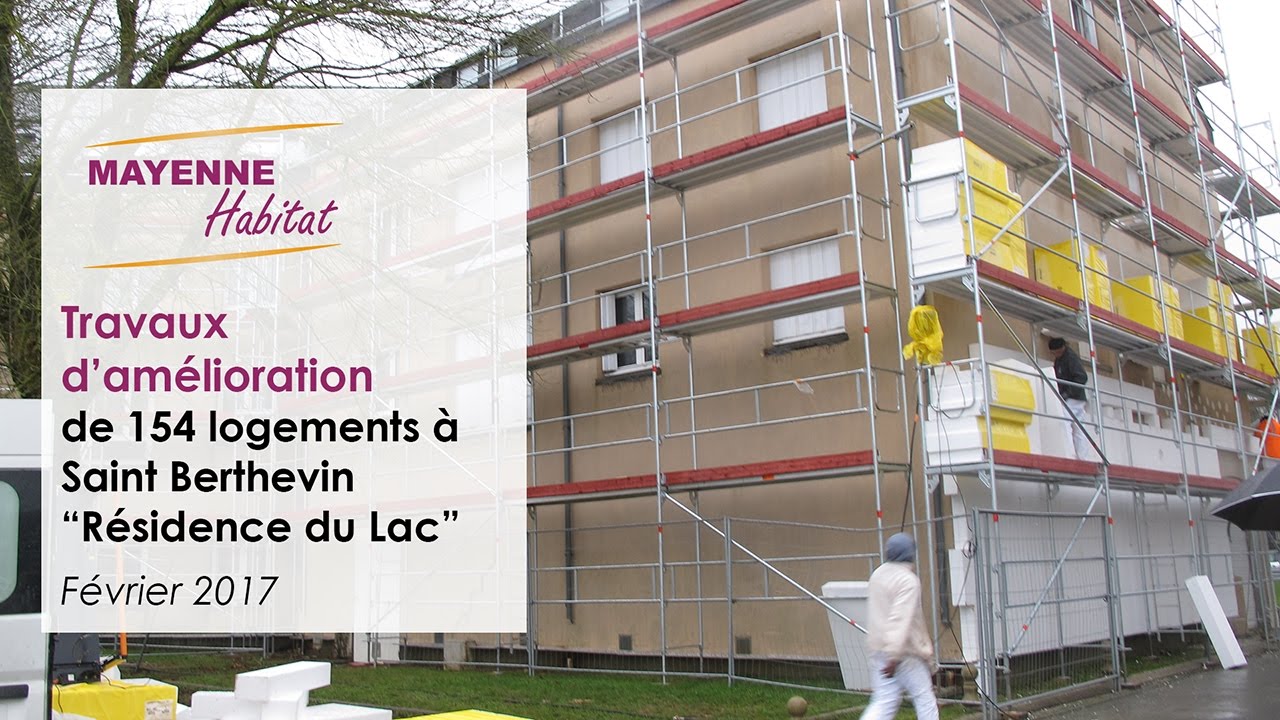 Travaux d'amélioration thermique à Saint Berthevin