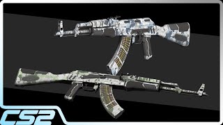 Cs2 Made Ak Tactical Grip Skin Blue Dust Green