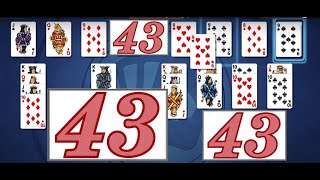 Microsoft Solitaire Collection | FreeCell | Hard | February 14 2015 | 43 moves!
