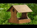 Кормушка (домик) для птиц из дерева своими руками (в детский сад)
