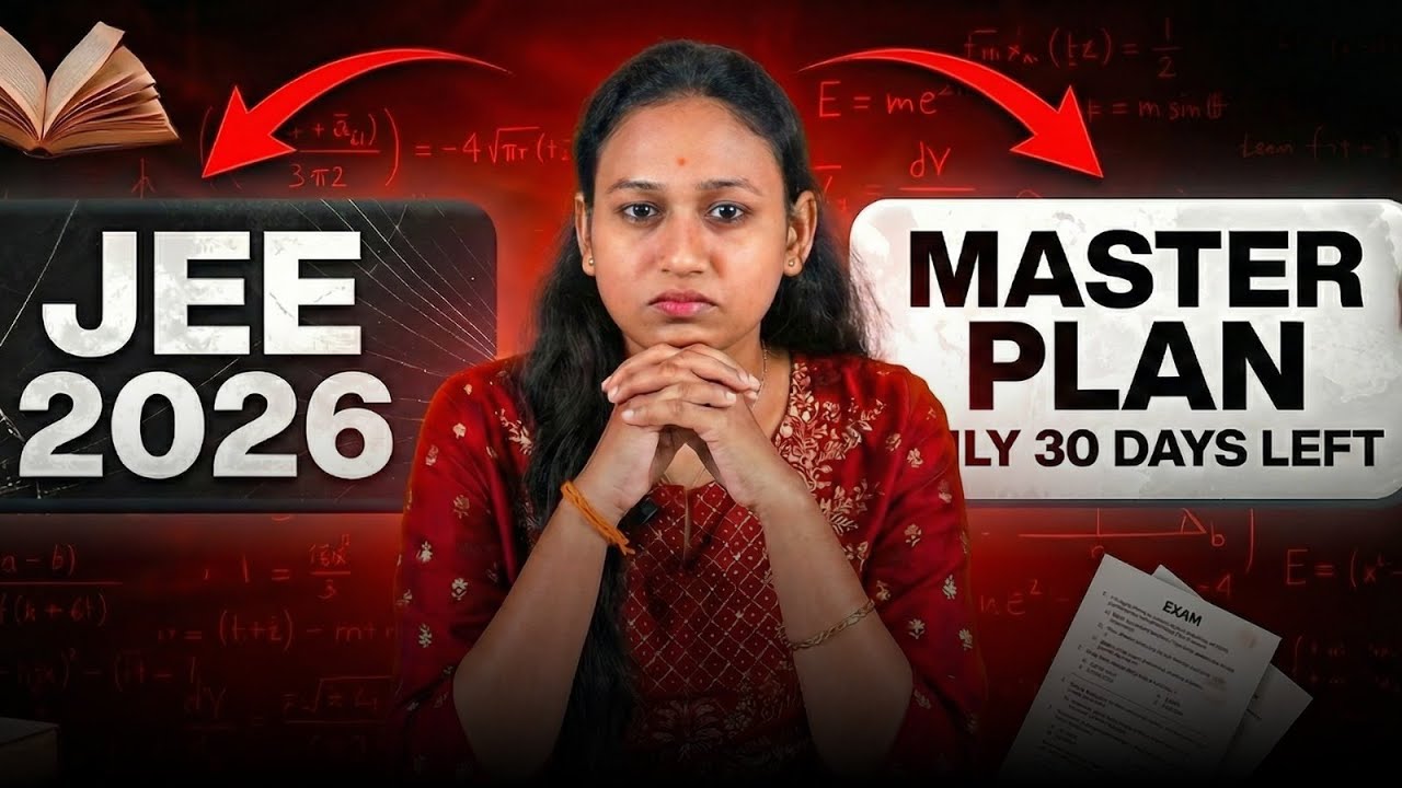 JEE Mains 2026 - 30 Days Left | Boost Confidence & Score 180+ | Smart ...