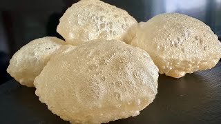 Not rubbery at all even after it is cold. How to make flaky soft Luchi