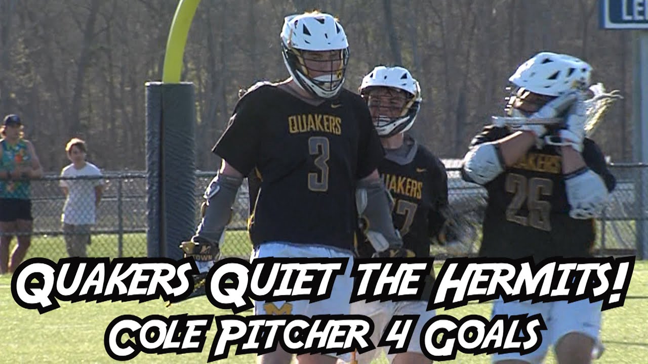 Moorestown 9 St. Augustine 7 | Boys Lacrosse | Cole Pitcher 4 Goals!