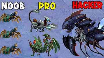 NOOB vs PRO vs HACKER - Insect Evolution Full Gameplay (Part 197)