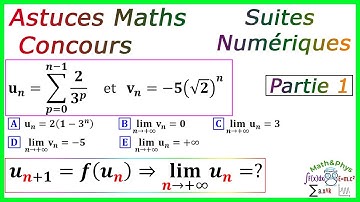 Astuces Maths Concours - Astuces Concours - Les Suites Numériques Astuces - [Partie 1]