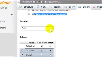 How to export mysql table to csv with column names in phpmyadmin