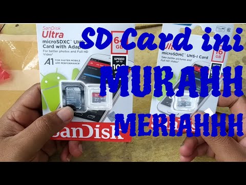 Harga SD Card SanDisk Ultra 64gb Original (Unboxing)